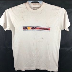 Vintage Mens Graphic Tee Orlando S/S Size L